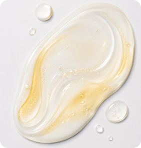 Texture di Mix Sunscreen C964: crema fluida con venature dorate